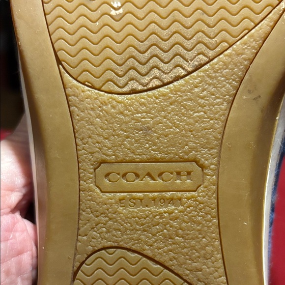 Coach Navy and Beige Casual Loafers size 9 1/2 10 , I can’t tell? - Picture 16 of 16